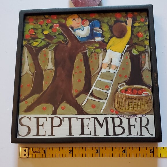 Nancy Thomas 2003 September Plaque from Children's Series - Picture 6 of 10